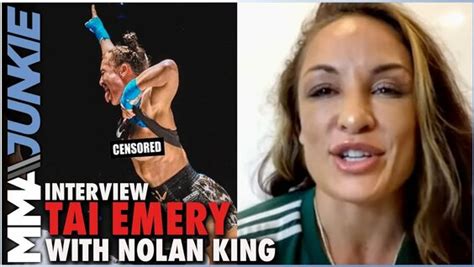 tai emery flashes crowd bkfc|Tai Emery might flash crowd despite fine: Cant control myself